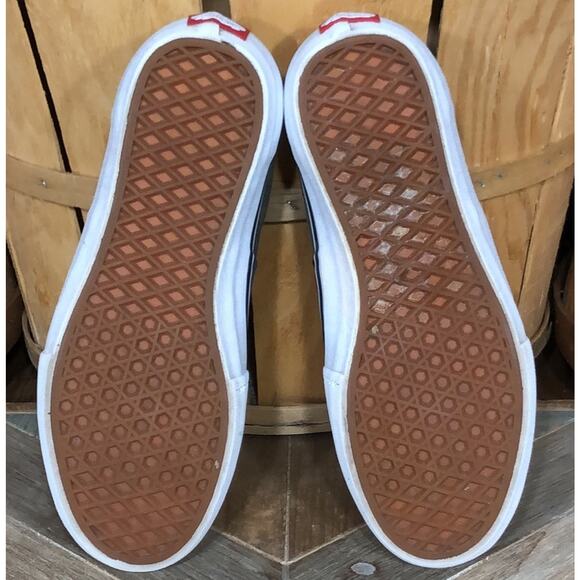 Vans Era Pro Navy Olive Green Perforated Suede Skateboarding Shoe Women Size 8.5 - Picture 10 of 11